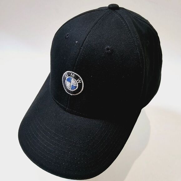 BMW Lifestyles Logo Branded Black Cap Hat NWT